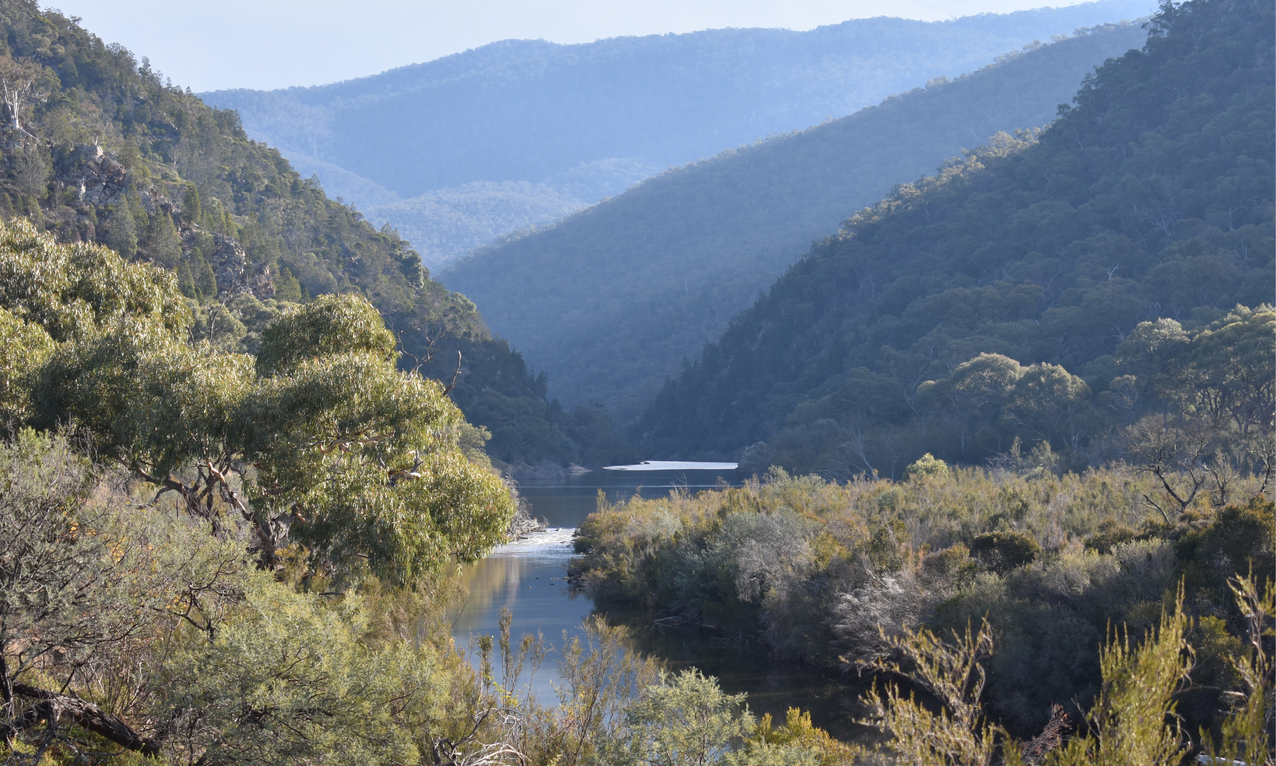 A landscape photo of the Upper Murrumbidigee River
